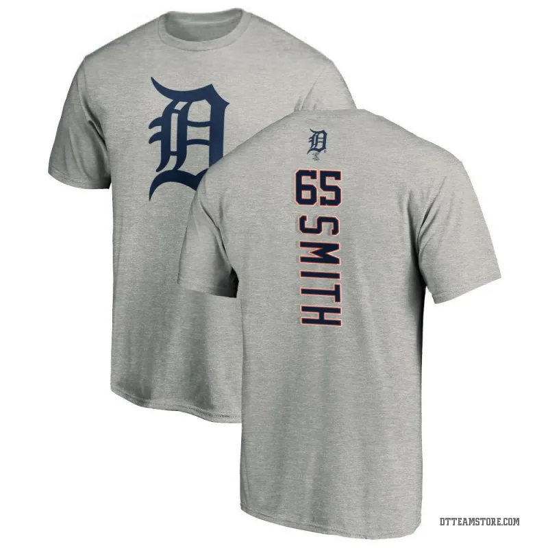 Burch Smith Men's Ash Detroit Tigers Backer T-Shirt -