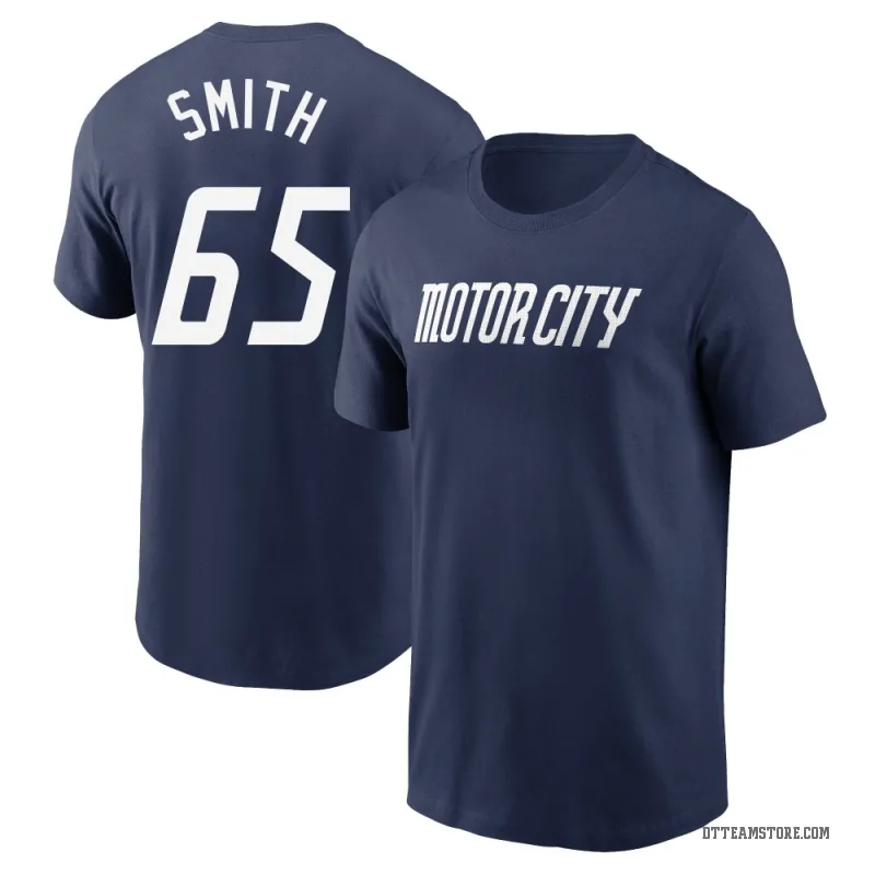 Burch Smith Men's Navy Detroit Tigers 2024 City Connect Fuse T-Shirt