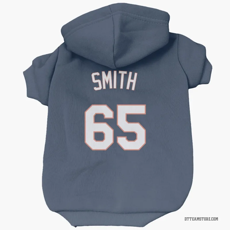 Burch Smith  Navy Detroit Tigers  Cat & Dog Pet Hoodie