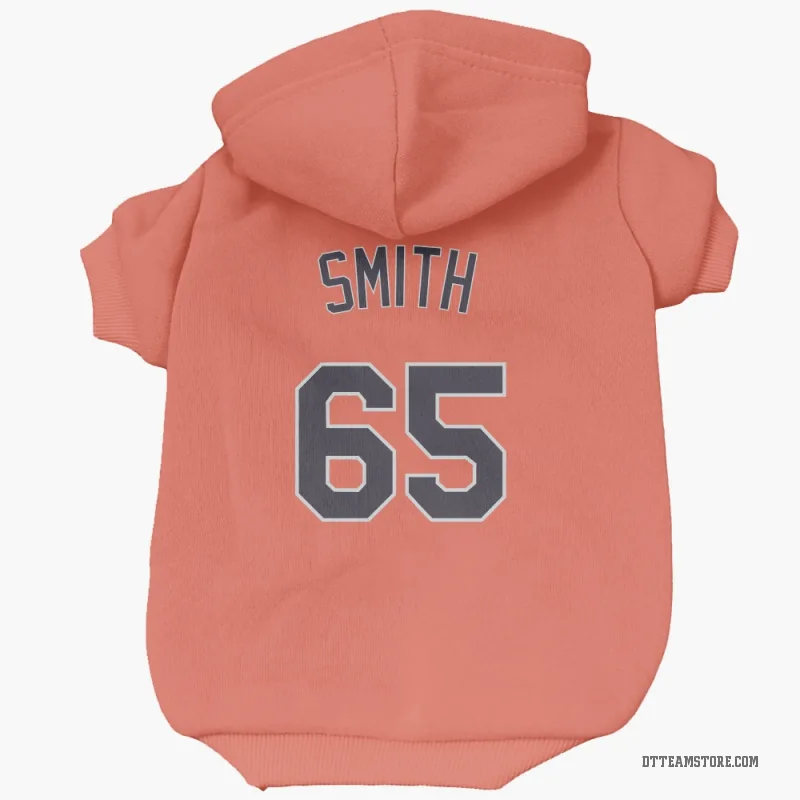 Burch Smith  Orange Detroit Tigers  Cat & Dog Pet Hoodie