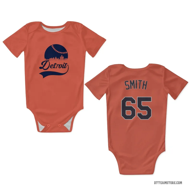Burch Smith  Orange Detroit Tigers  Newborn & Infant Bodysuit