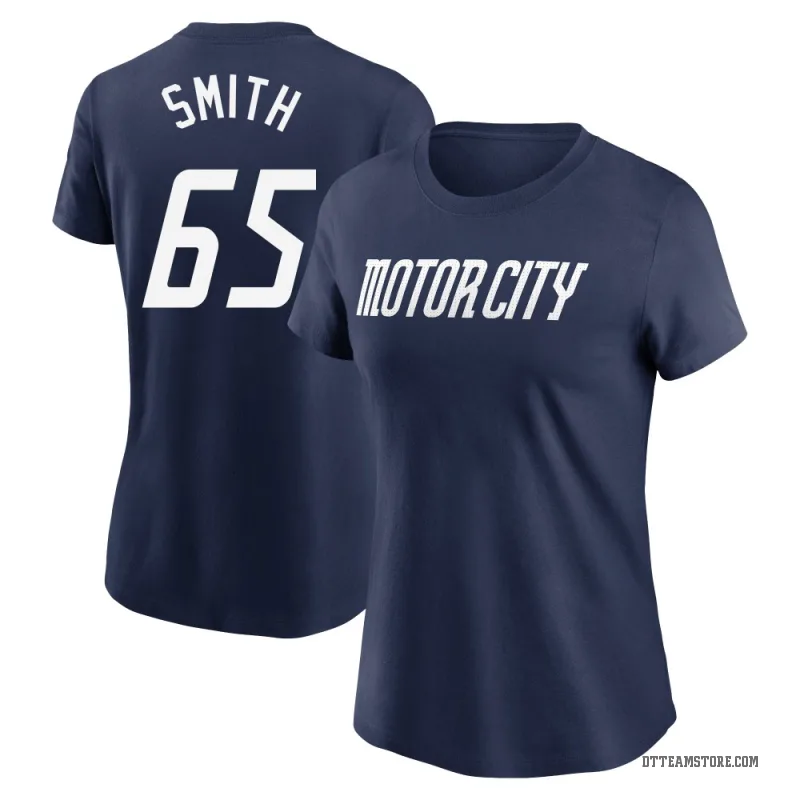 Burch Smith Women's Navy Detroit Tigers 2024 City Connect Fuse T-Shirt