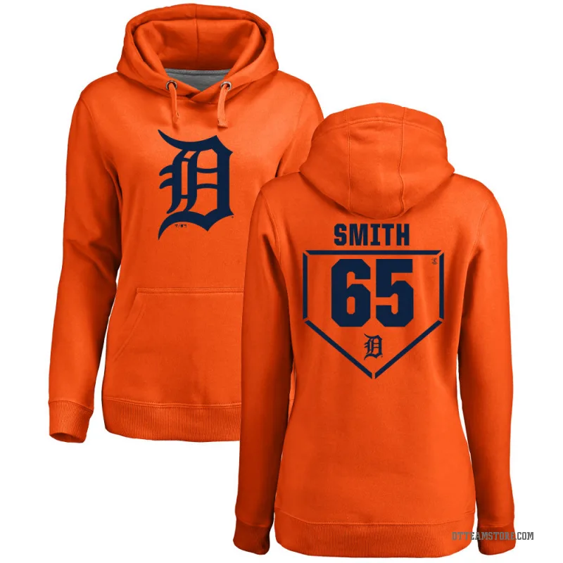 Burch Smith Women's Orange Detroit Tigers Branded RBI Pullover Hoodie -