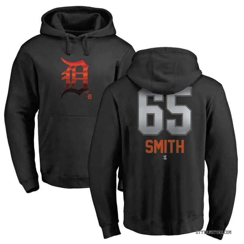 Burch Smith Youth Black Detroit Tigers Branded Midnight Mascot Pullover Hoodie -