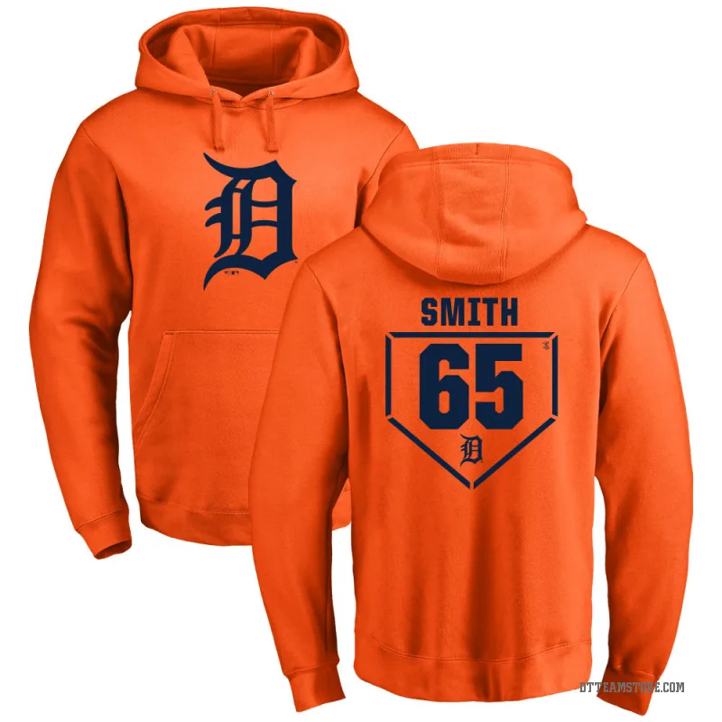 Burch Smith Youth Orange Detroit Tigers Branded RBI Pullover Hoodie -