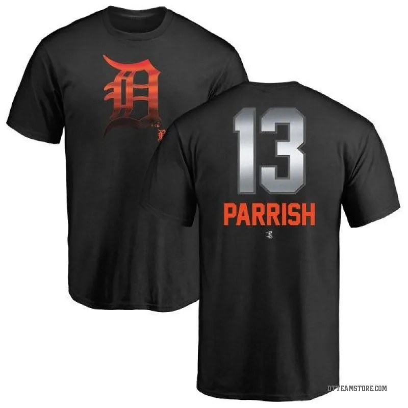 Lance Parrish Men's Black Detroit Tigers Midnight Mascot T-Shirt -