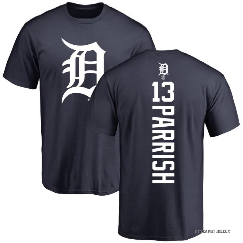 Lance Parrish Men's Navy Detroit Tigers Backer T-Shirt -