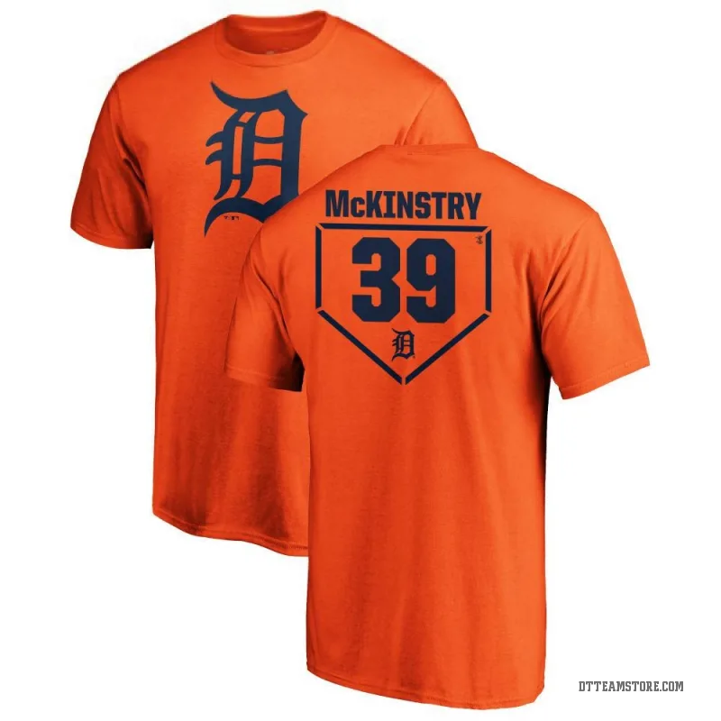 Zach McKinstry Men's Orange Detroit Tigers RBI T-Shirt -