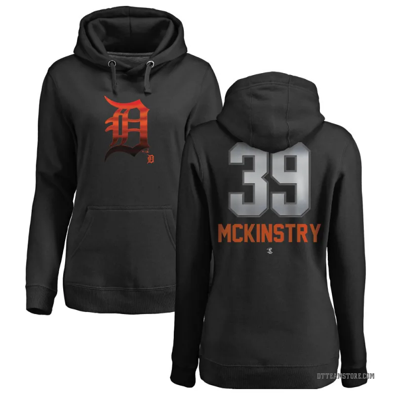 Zach McKinstry Women's Black Detroit Tigers Branded Midnight Mascot Pullover Hoodie -