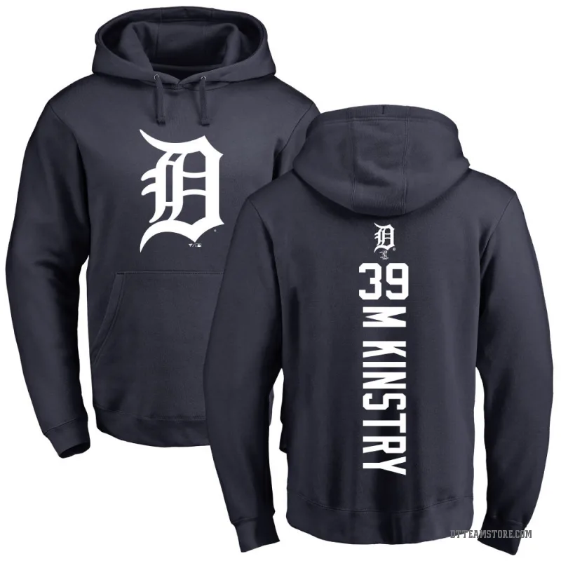 Zach McKinstry Youth Navy Detroit Tigers Backer Pullover Hoodie