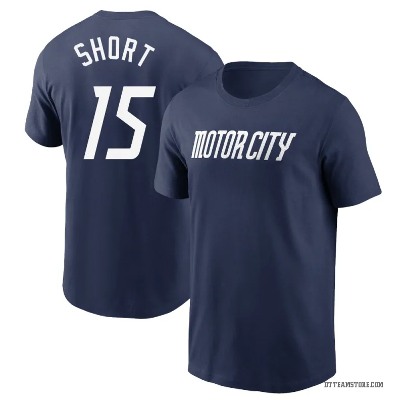 Zack Short Men's Navy Detroit Tigers 2024 City Connect Fuse T-Shirt