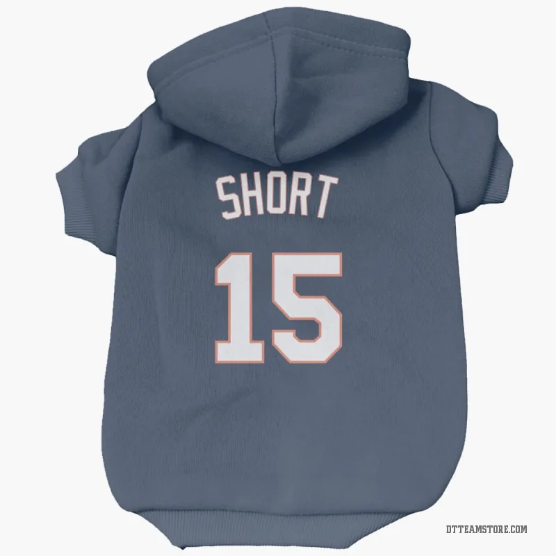 Zack Short  Navy Detroit Tigers  Cat & Dog Pet Hoodie
