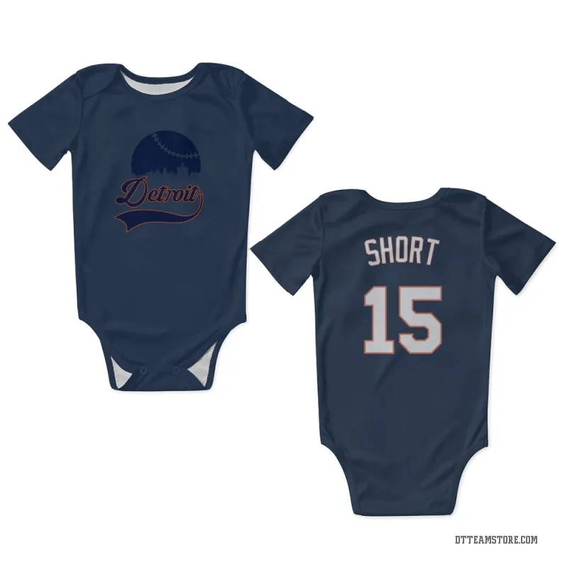 Zack Short  Navy Detroit Tigers  Newborn & Infant Bodysuit