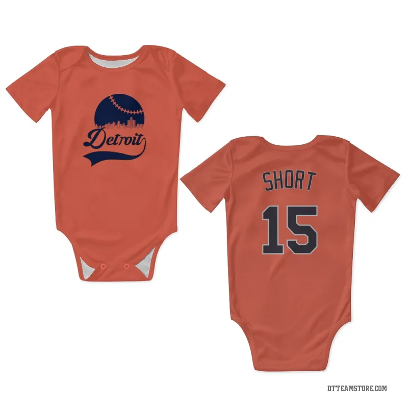 Zack Short  Orange Detroit Tigers  Newborn & Infant Bodysuit