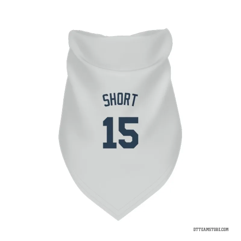 Zack Short  White Detroit Tigers  Cat & Dog Pet Bandana