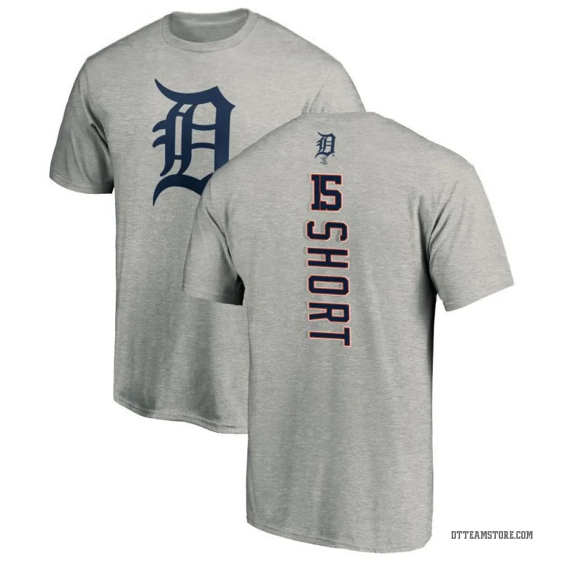 Zack Short Youth Ash Detroit Tigers Backer T-Shirt -